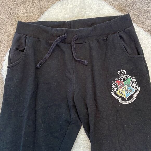 Harry Potter Sweat Pants Black Women Size Large - Picture 3 of 8